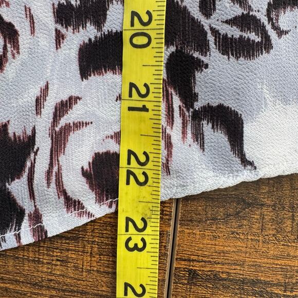 Rare Vintage Bellows Brut French Floral Button Down Blouse - Picture 8 of 8